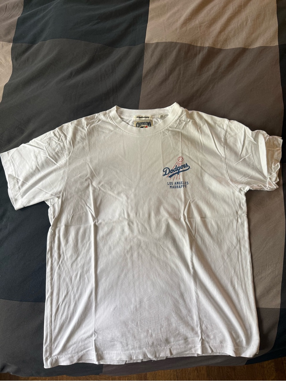 Madhappy x Los Angeles Dodgers Cooperstown Collection Tee - White - Size L